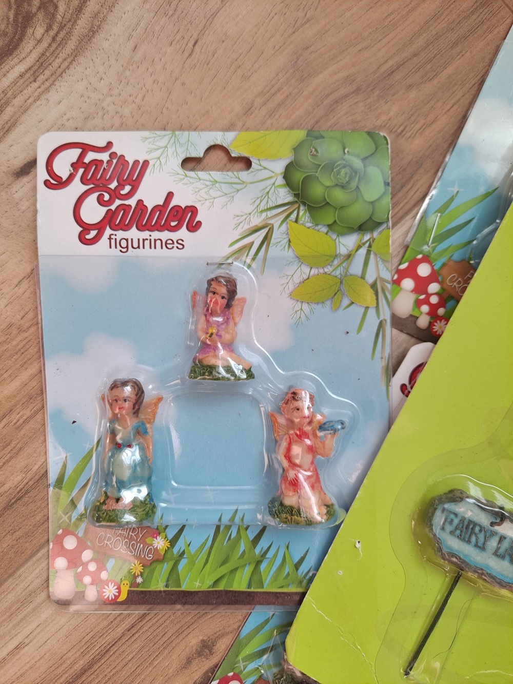 The Spring Shop Fairy Garden Figurines - Pink, Blue, Peach Lot of 10